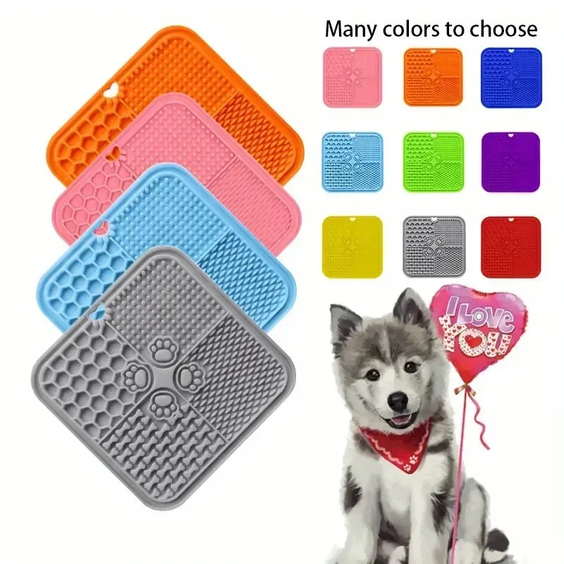 Alfombrilla Calmante Velmori™ + Espátula Incluida 🐾 | Elige entre 11 Colores